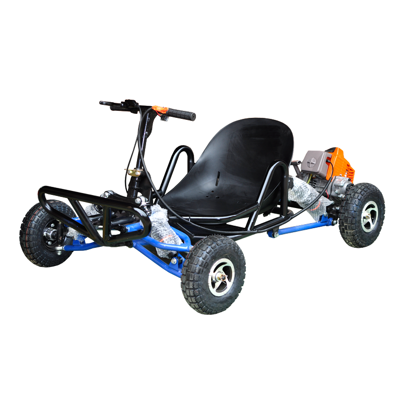 4"Wheel All-Terrain Adventure Go-Kart with High-Performance Two-Stroke Engine for Exhilarating Off-Road Experiences on Challenging Trails