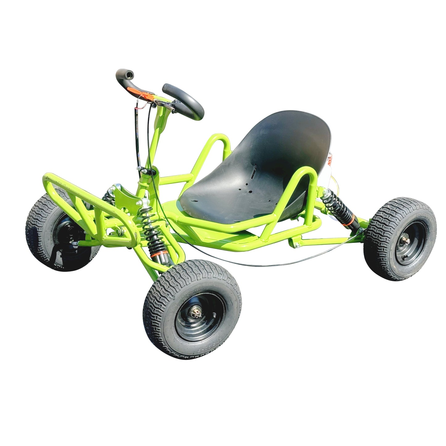 6"Wheel All-Terrain Adventure Go-Kart with High-Performance Two-Stroke Engine for Exhilarating Off-Road Experiences on Challenging Trails