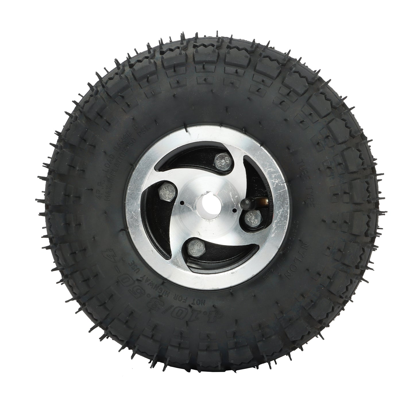 4-Inch All-Terrain Go-Kart Tire and Wheel Hub Combo for Ultimate Off-Road Performance